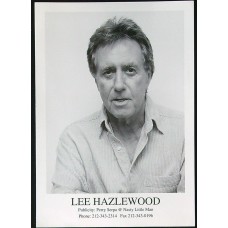 LEE HAZLEWOOD Promotional Kit: 3 Photos, Bio, Personal Letter, see photos (Smells Like Records) 